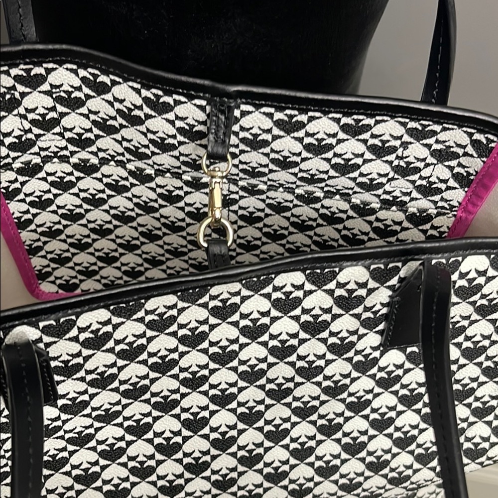 Kate Spade Black and White Tote Bag - Picture 7 of 13